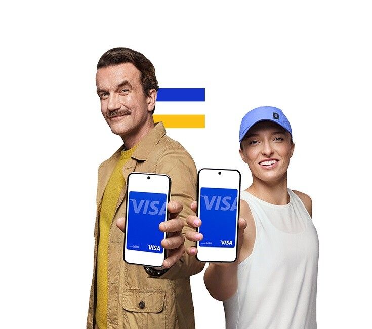 Płać jak Iga z Tomkiem - kartą VISA w telefonie.